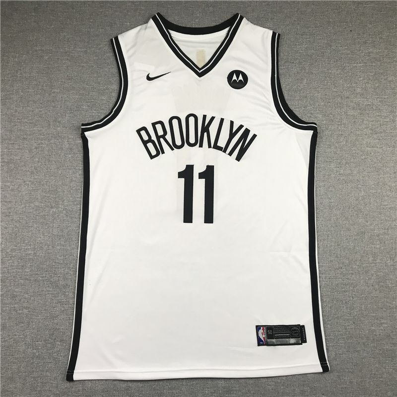 Men Brooklyn Nets #11 Irving White 2021 Game Nike NBA Jersey